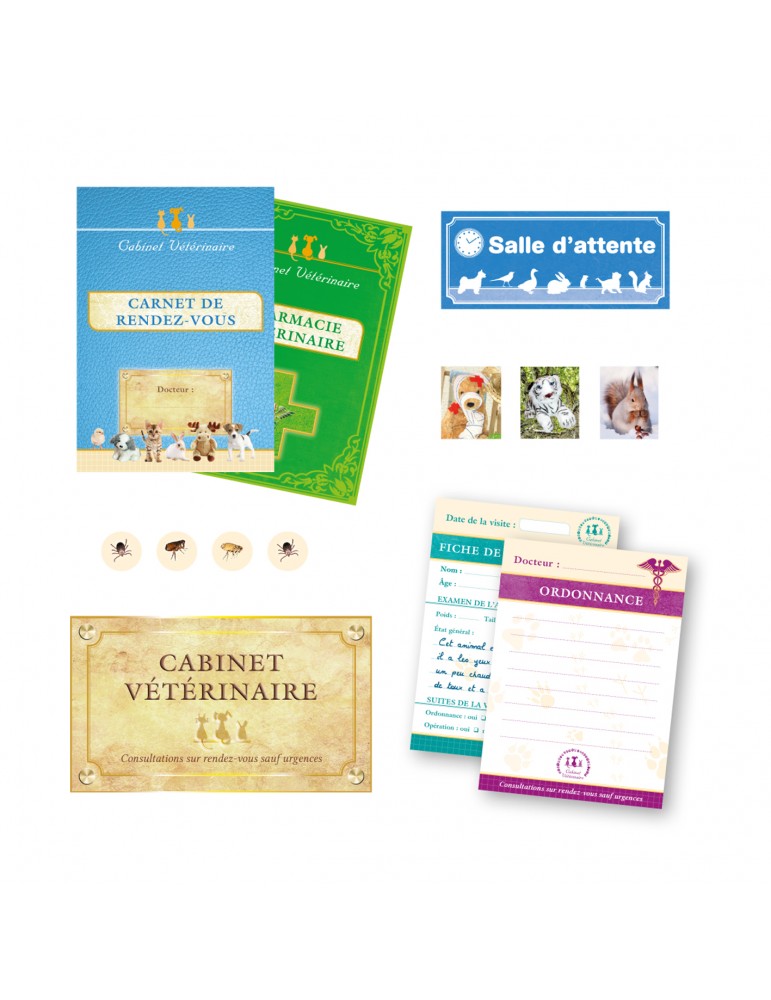 Clinique Vétérinaire Ecoiffier – Jeu D'Imitation Avec Chien Peluche – Dès 18 Mois – Fabriqué En France