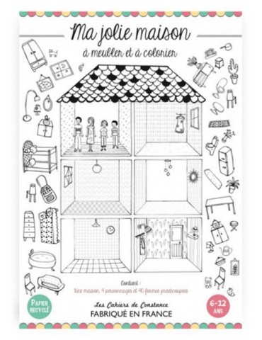 Ma jolie maison à colorier