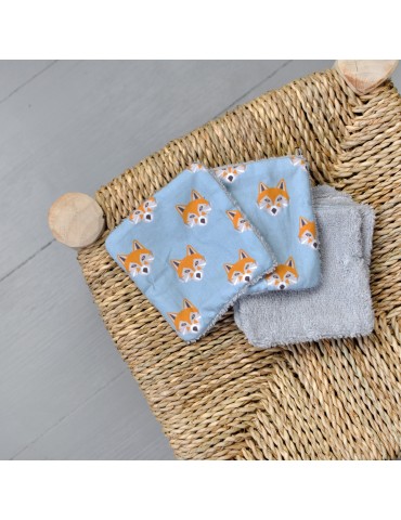 Lot de 10 lingettes Renards...