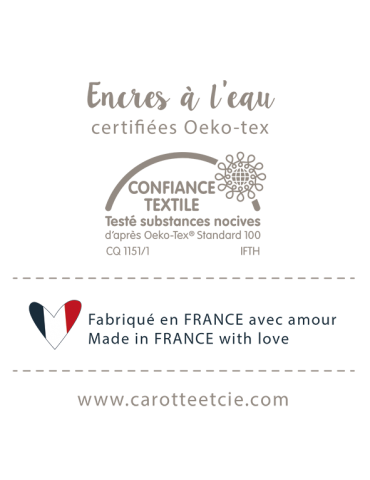 Bavoir classique Fleurs...