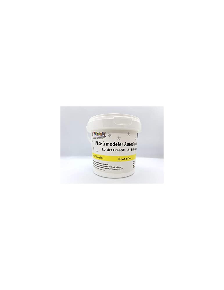 Pâte à Modeler Autodurcissante GIOTTO Plastiroc – 500 G Blanche – Sèche à L'air Sans Four