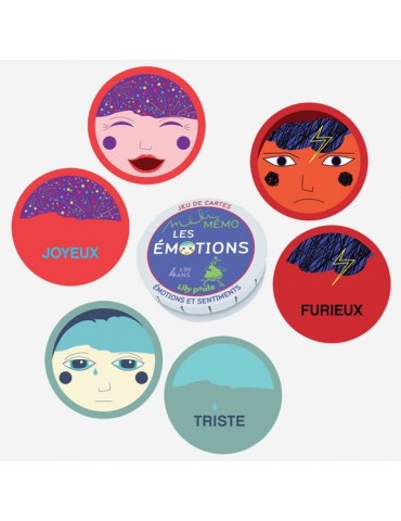 Les émotions - Jeu de cartes