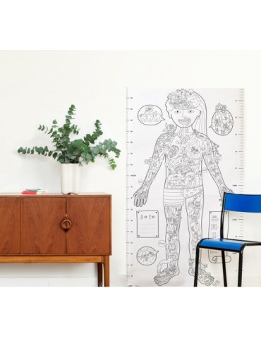 Coloriage poster XXL - My Body
