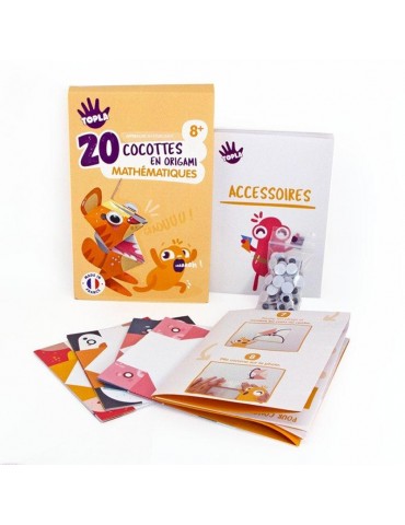 20 cocottes en origami...