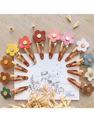 Trio de barrettes Fleurettes