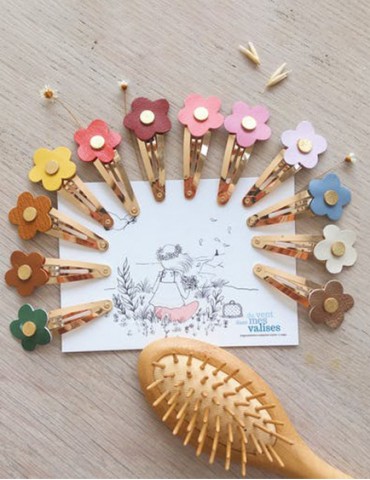 Trio de barrettes Fleurettes