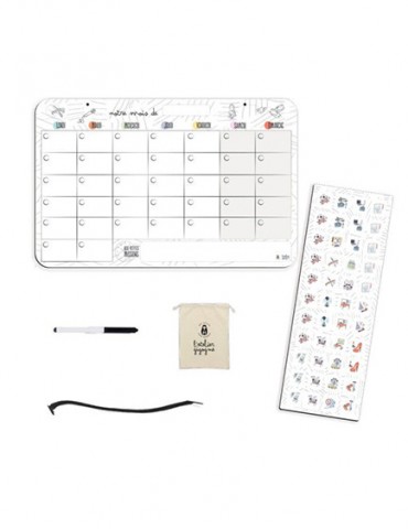 Organisateur familial mensuel