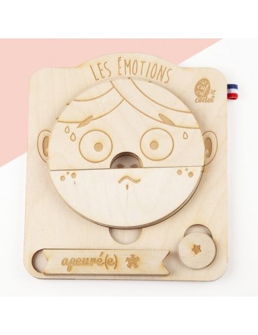 Le jeu des émotions en bois