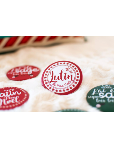 Mini badge "Lutin du père...