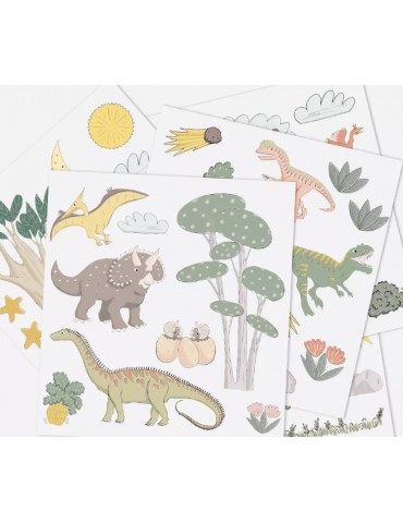 52 magnets dinosaures